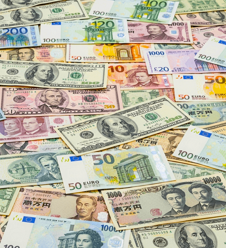 Paper money of different countries